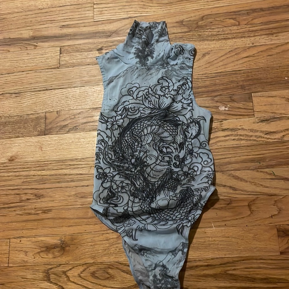 Grey Leotard